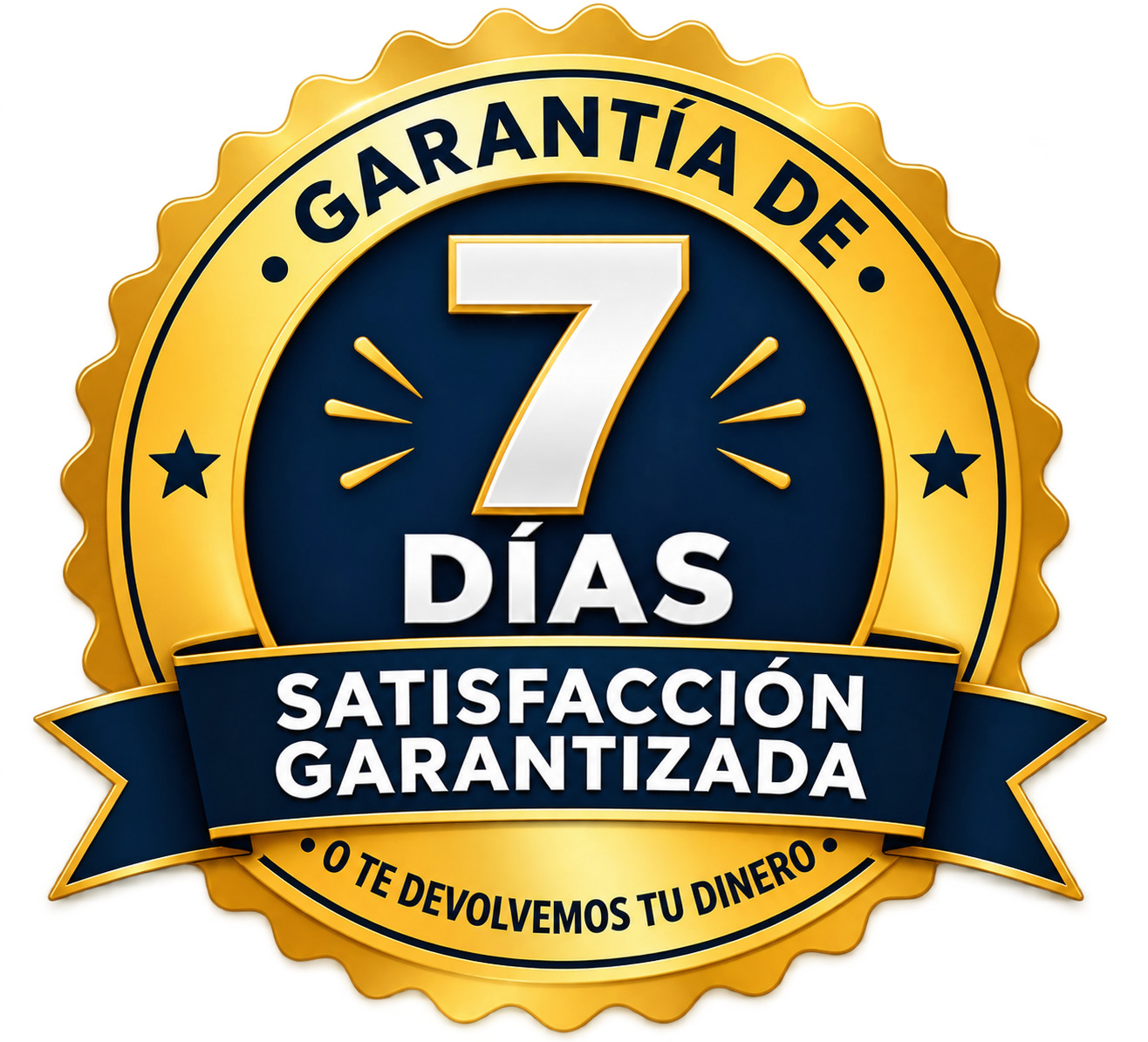Garantía de 7 días — satisfacción garantizada
